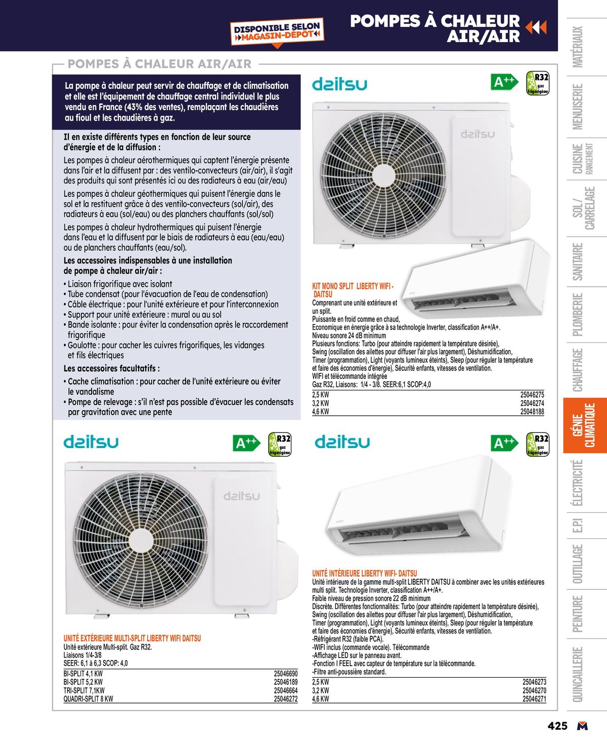 Catalogue Guide produits 2024, page 00425