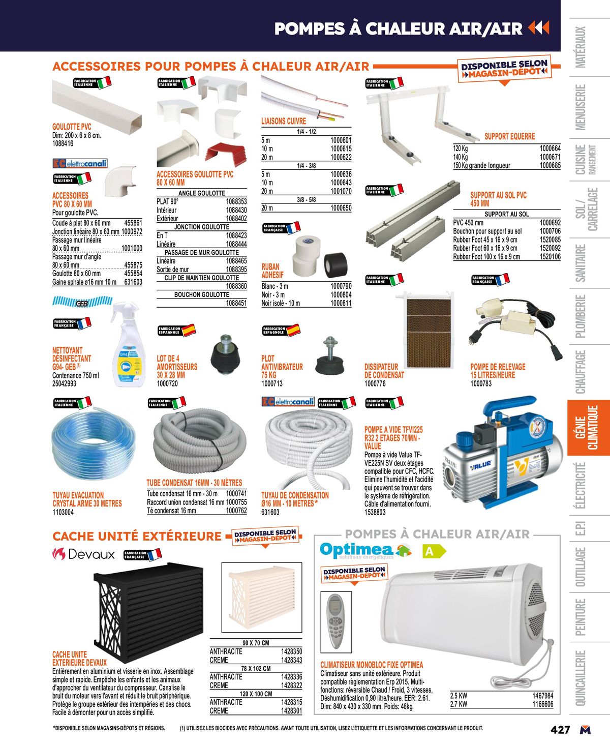 Catalogue Guide produits 2024, page 00427