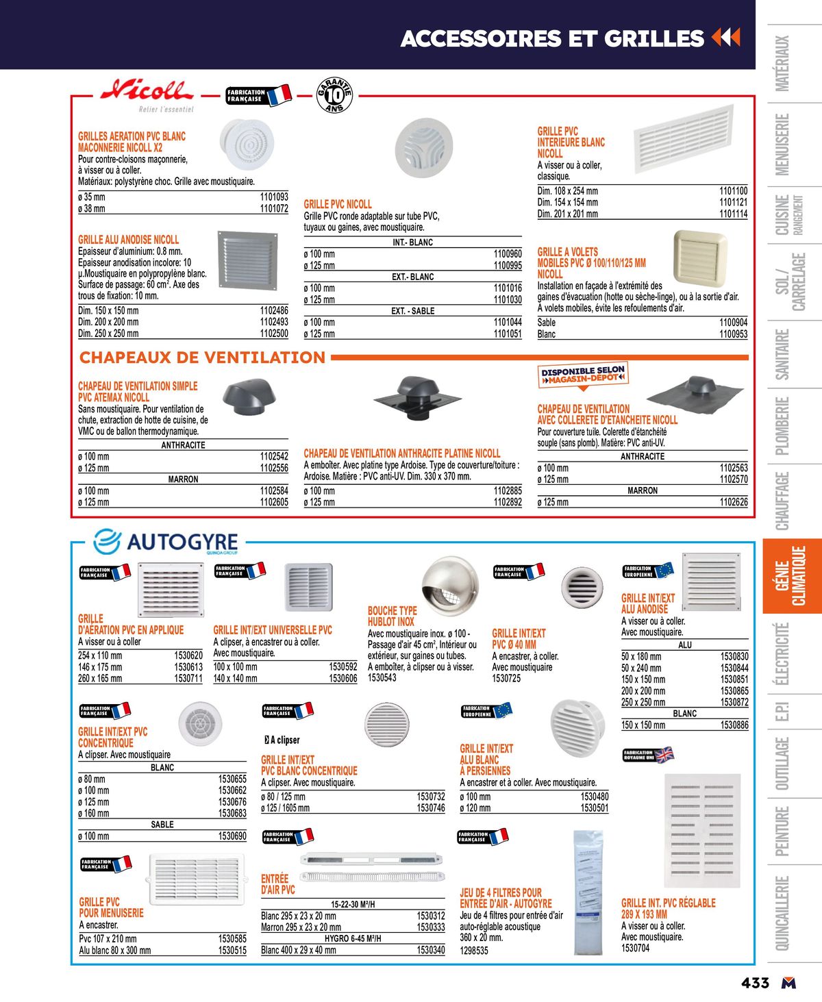 Catalogue Guide produits 2024, page 00433