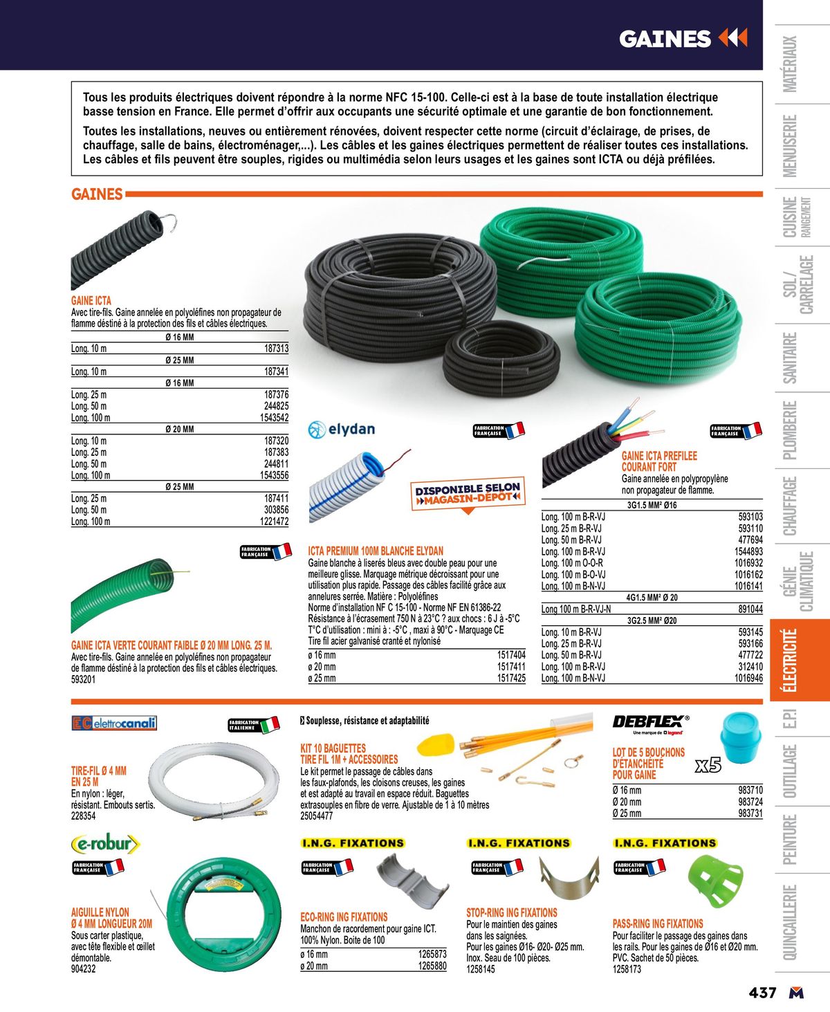 Catalogue Guide produits 2024, page 00437