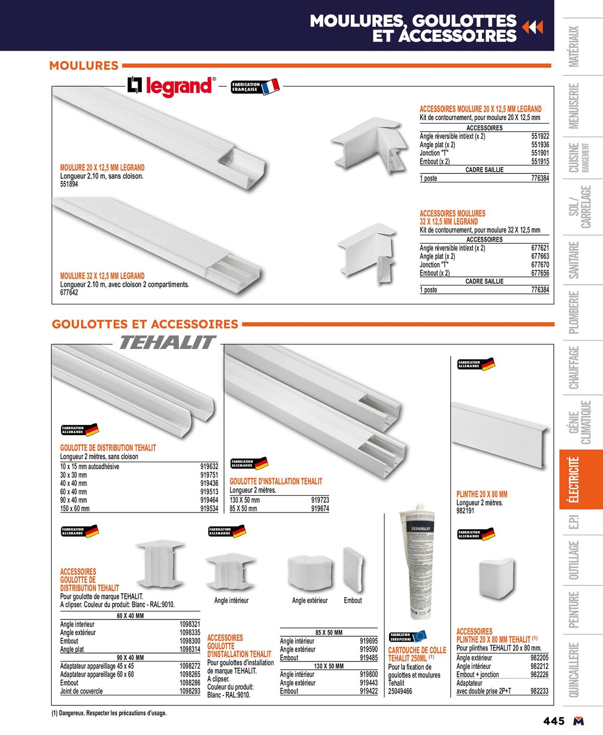 Catalogue Guide produits 2024, page 00445