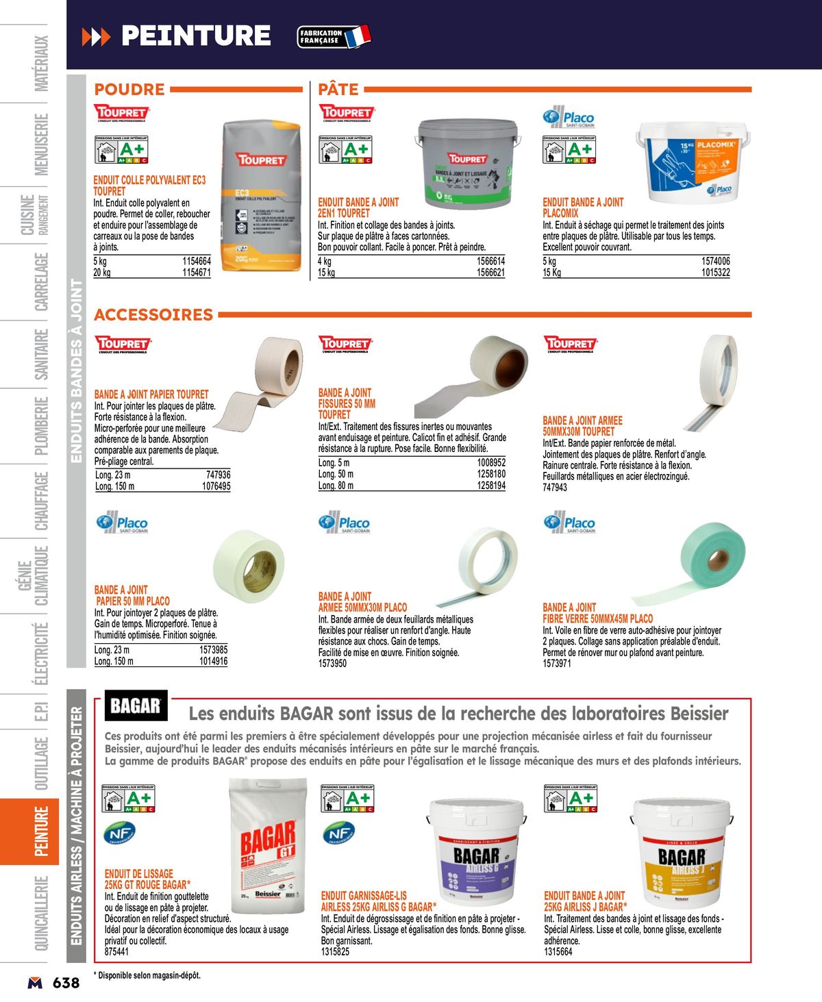 Catalogue Guide produits 2024, page 00638