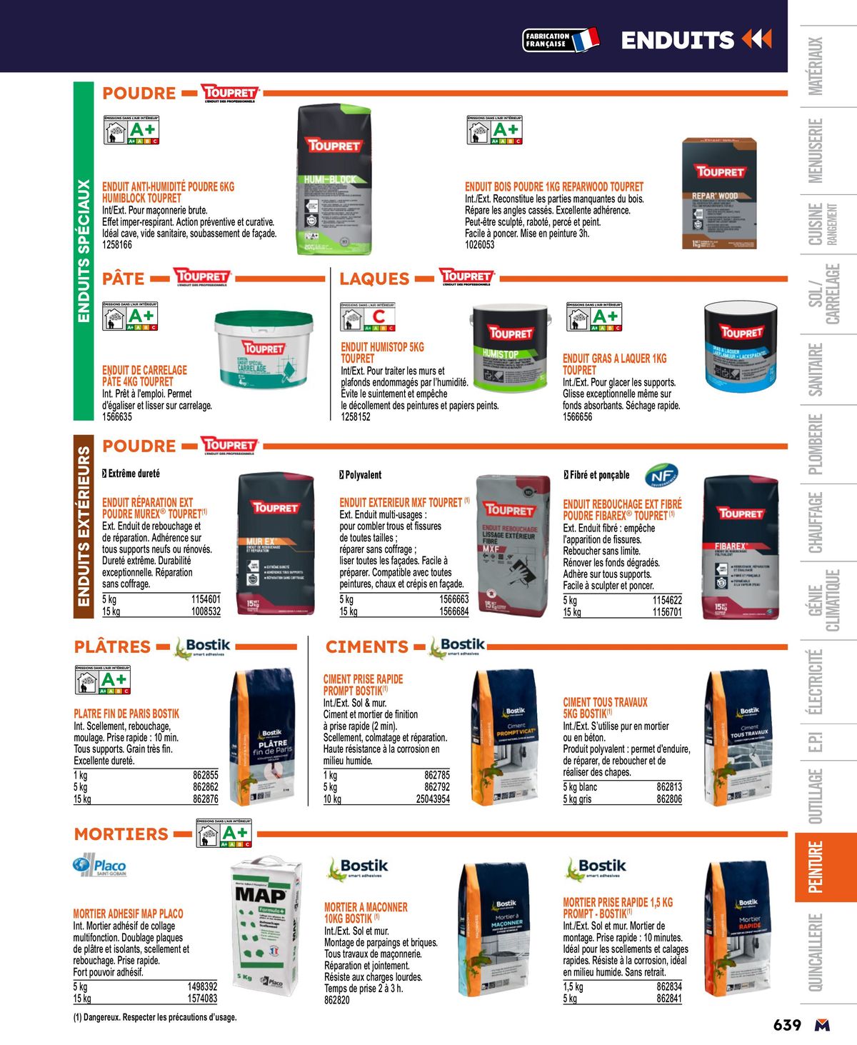 Catalogue Guide produits 2024, page 00639