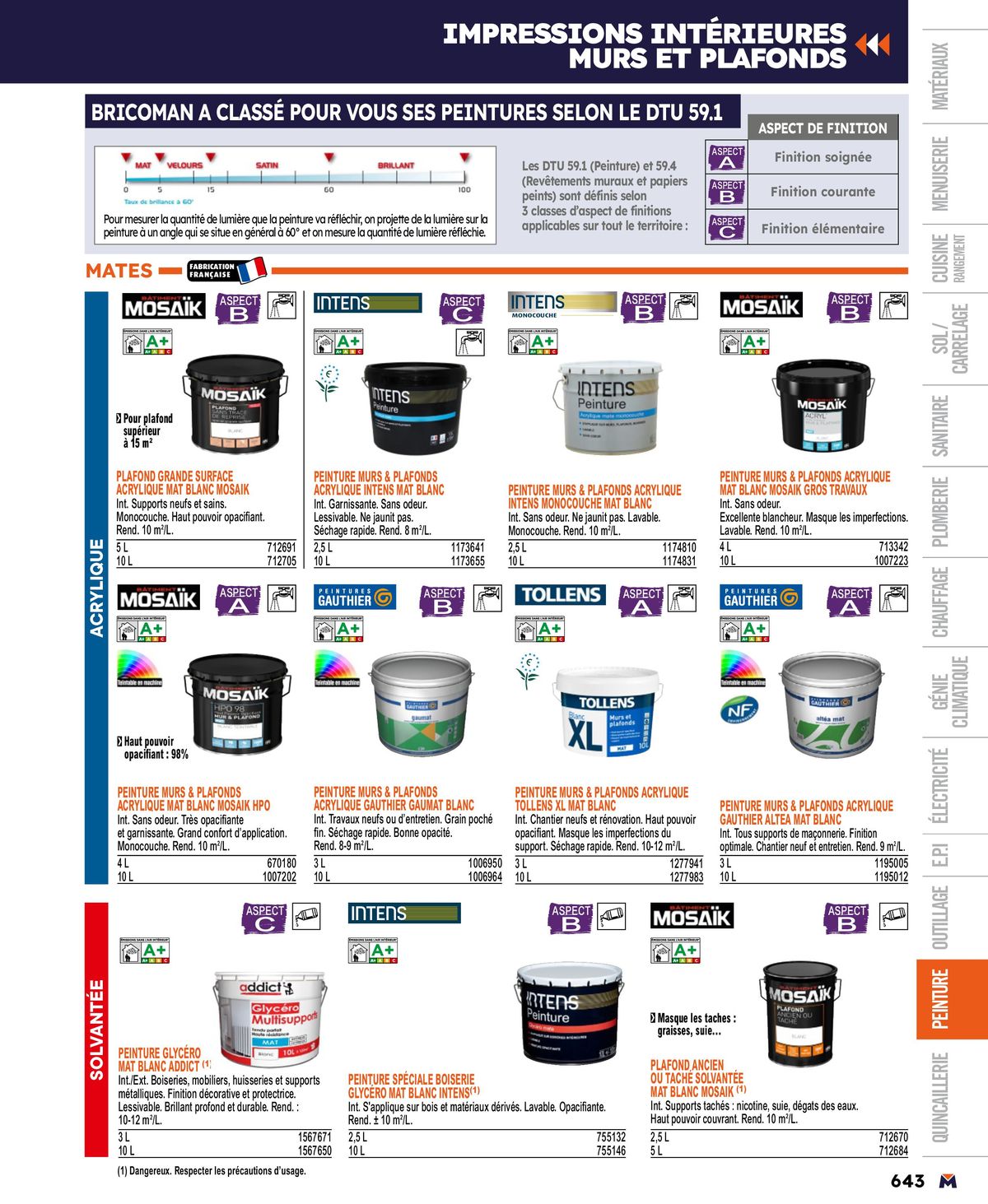 Catalogue Guide produits 2024, page 00643