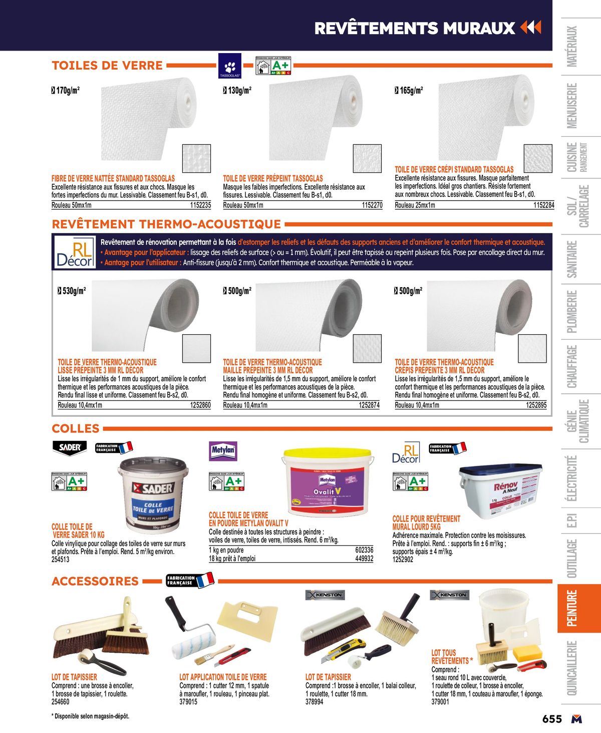 Catalogue Guide produits 2024, page 00655