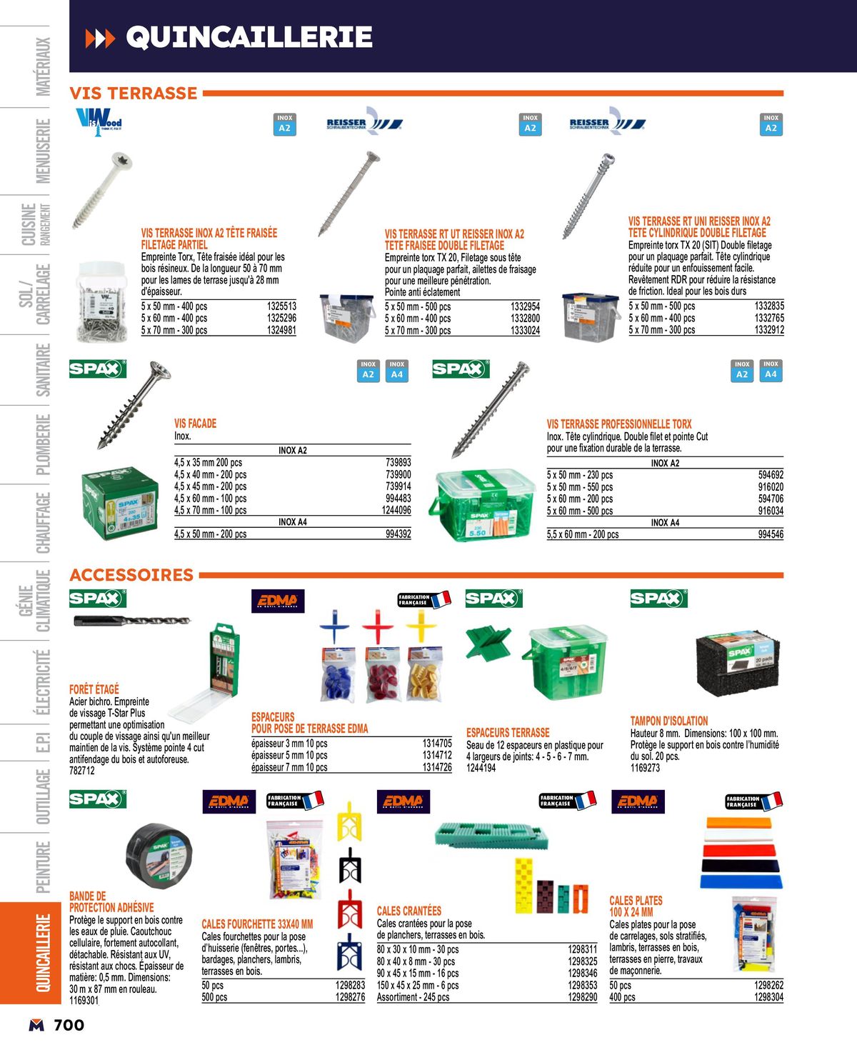 Catalogue Guide produits 2024, page 00700