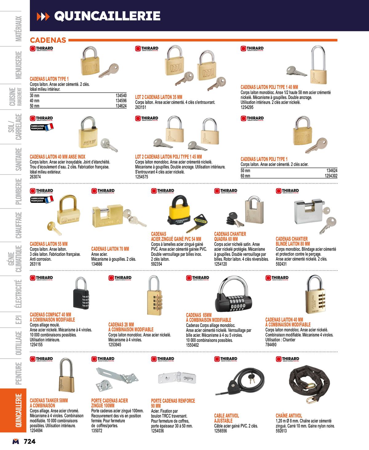 Catalogue Guide produits 2024, page 00724