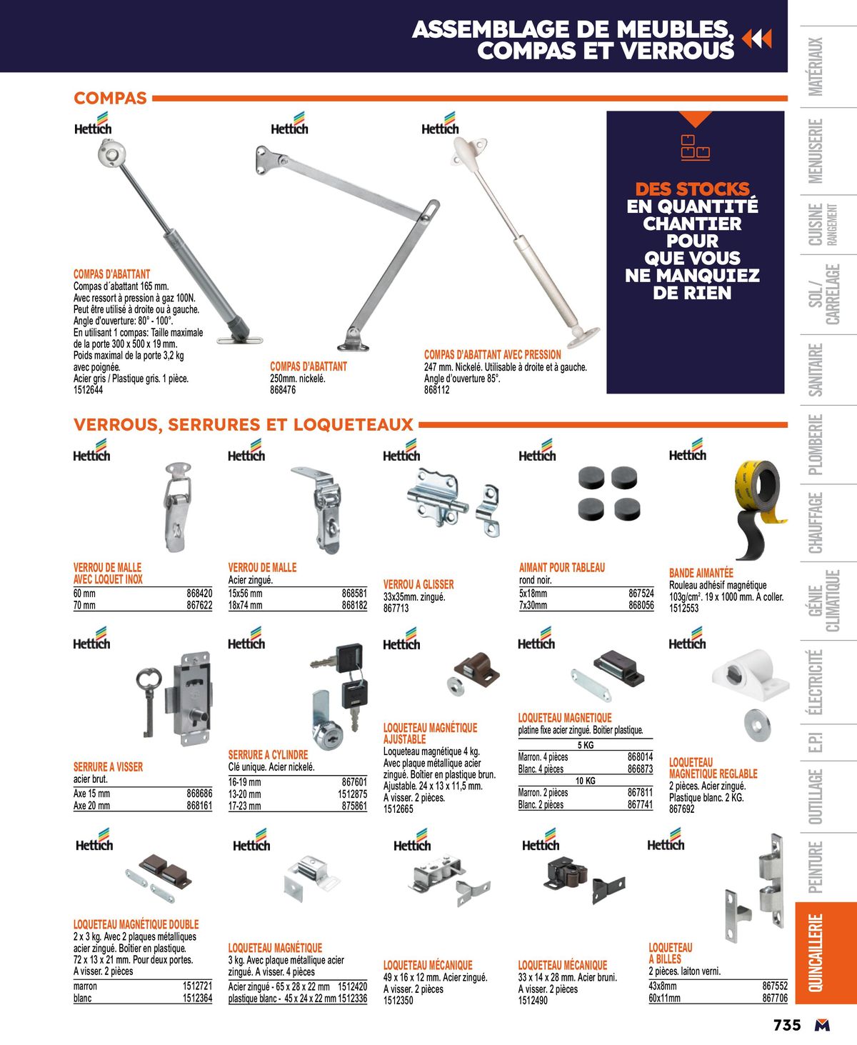 Catalogue Guide produits 2024, page 00735