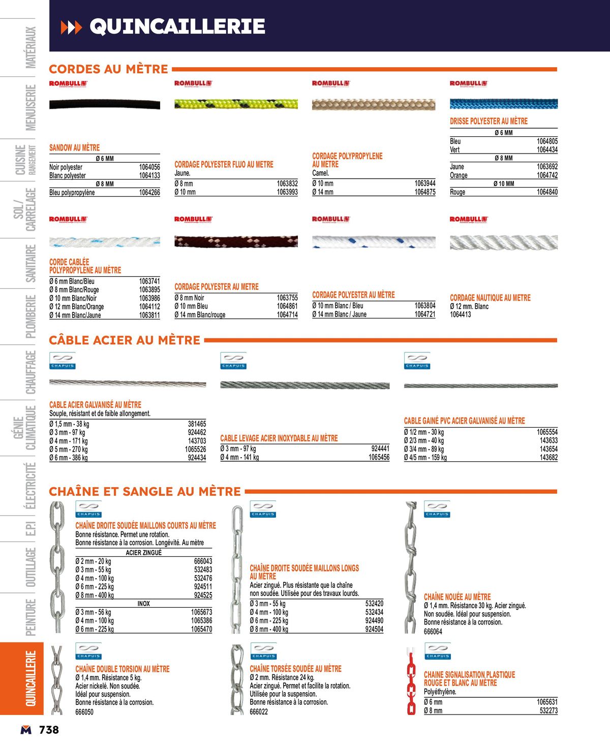 Catalogue Guide produits 2024, page 00738