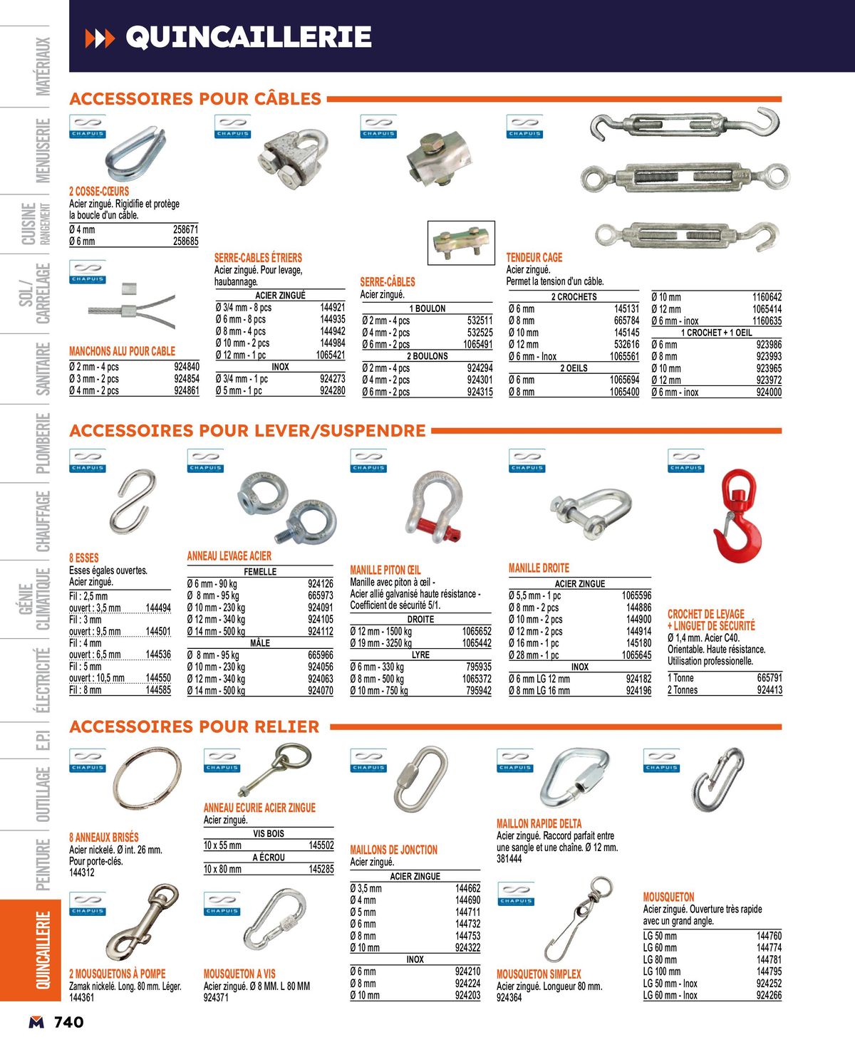 Catalogue Guide produits 2024, page 00740