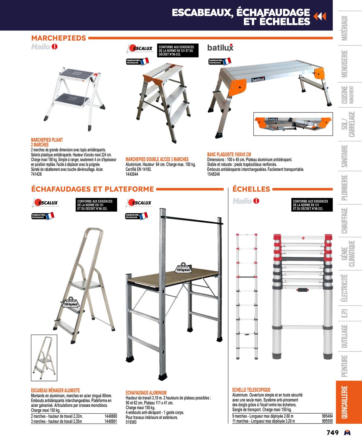 Catalogue Guide produits 2024, page 00749