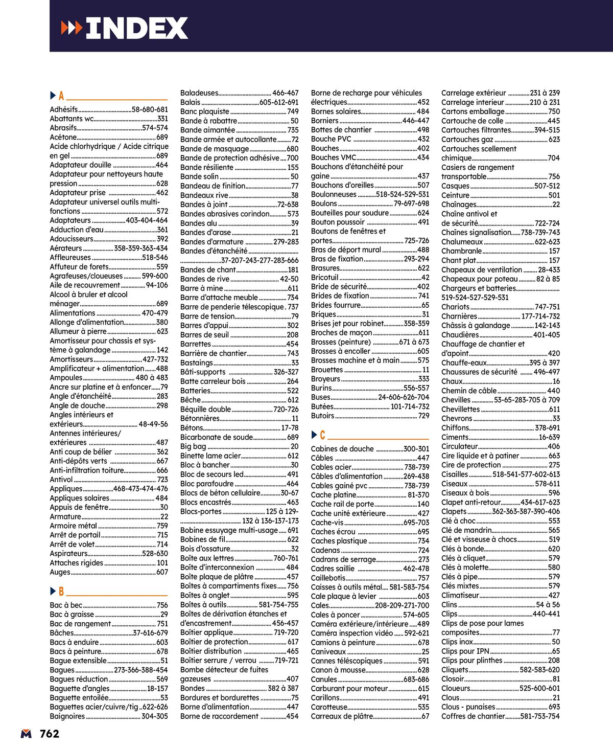 Catalogue Guide produits 2024, page 00762