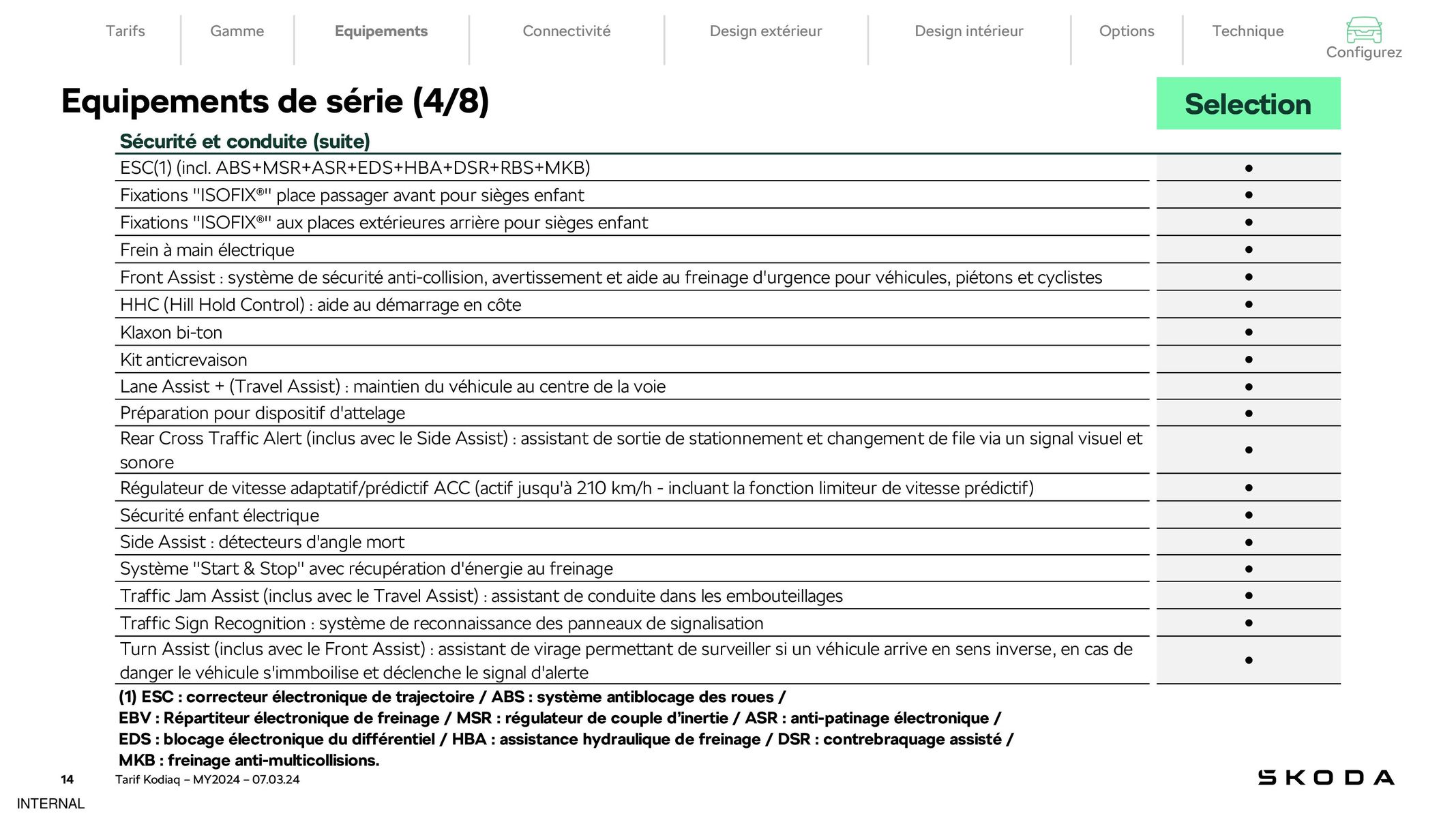 Catalogue Nouveau Škoda Kodiaq, page 00014