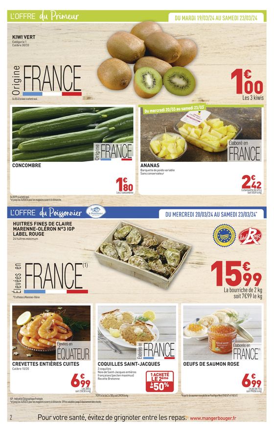 Catalogue Grand Frais | Enfin Un Repas De Famille Sans Rien Qui Cloche. | 19/03/2024 - 30/03/2024