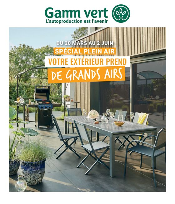 Catalogue Gamm vert à Senlis (Oise) | Spécial plein air | 20/03/2024 - 02/06/2024