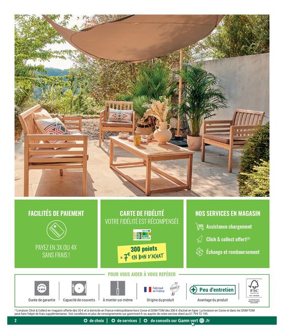 Catalogue Gamm vert à Vendôme | Spécial plein air | 20/03/2024 - 02/06/2024