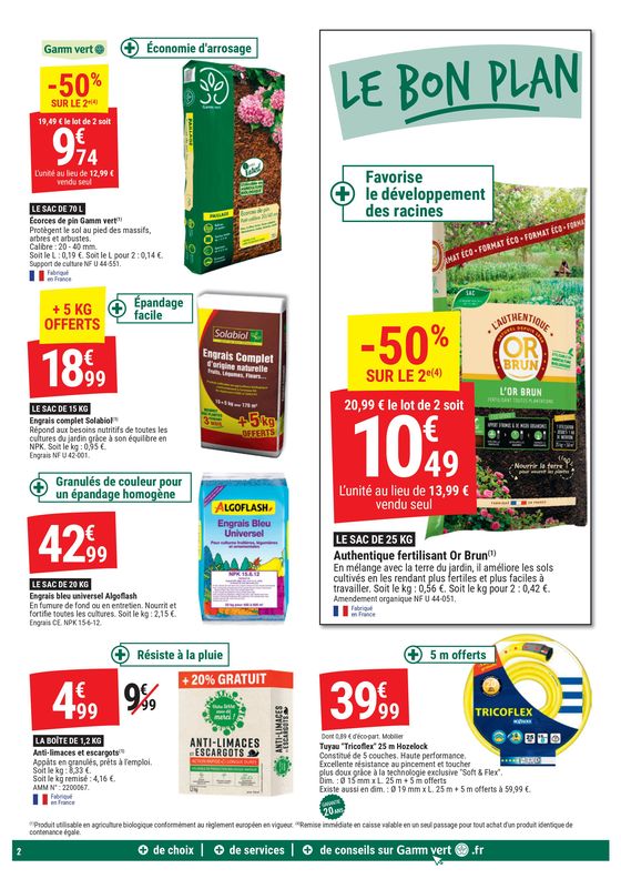 Catalogue Gamm vert à Ghisonaccia | Mania des Promotions Dans Tous Les Rayons | 20/03/2024 - 31/03/2024