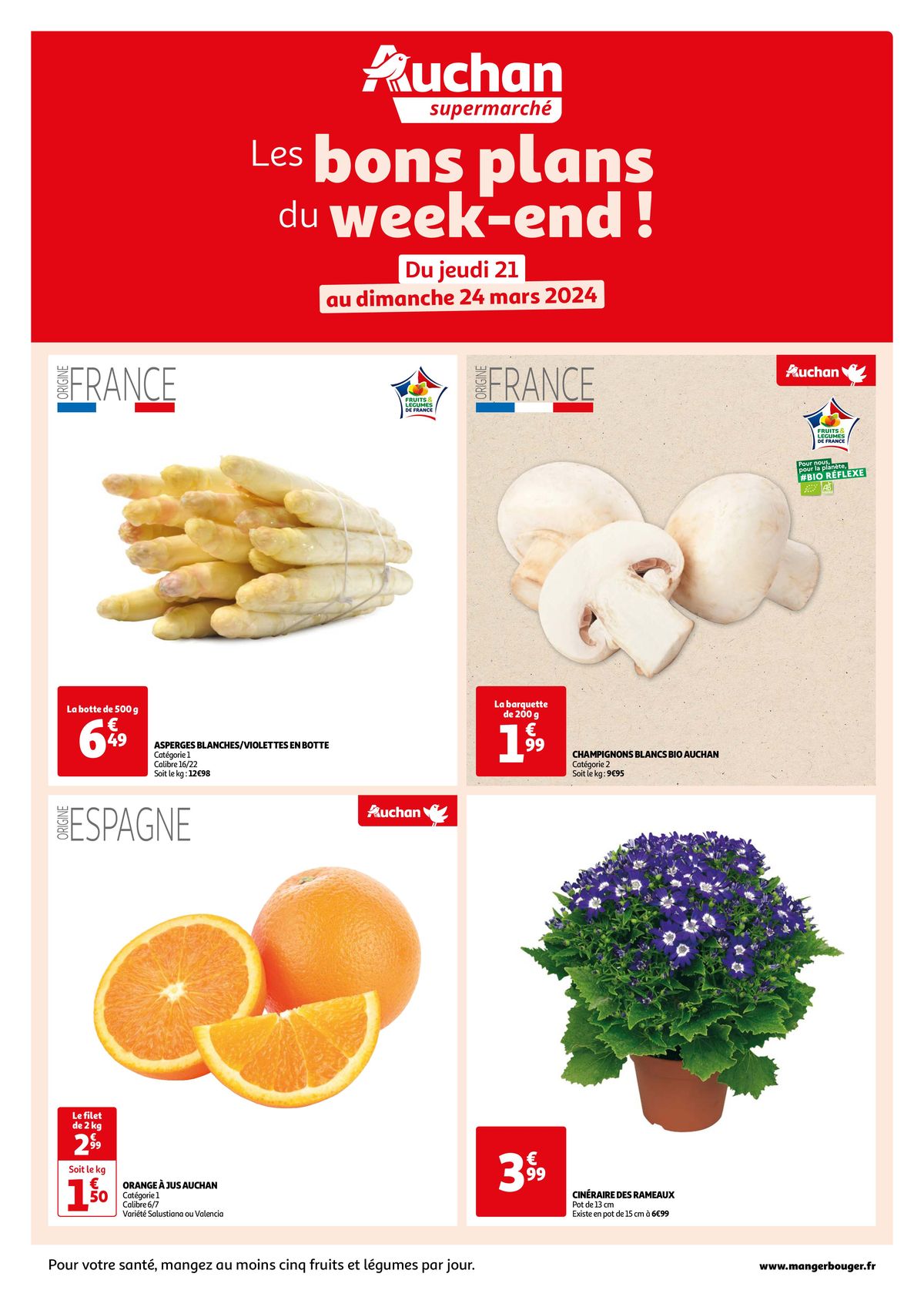 Catalogue Les bons plans du week-end dans votre super, page 00001