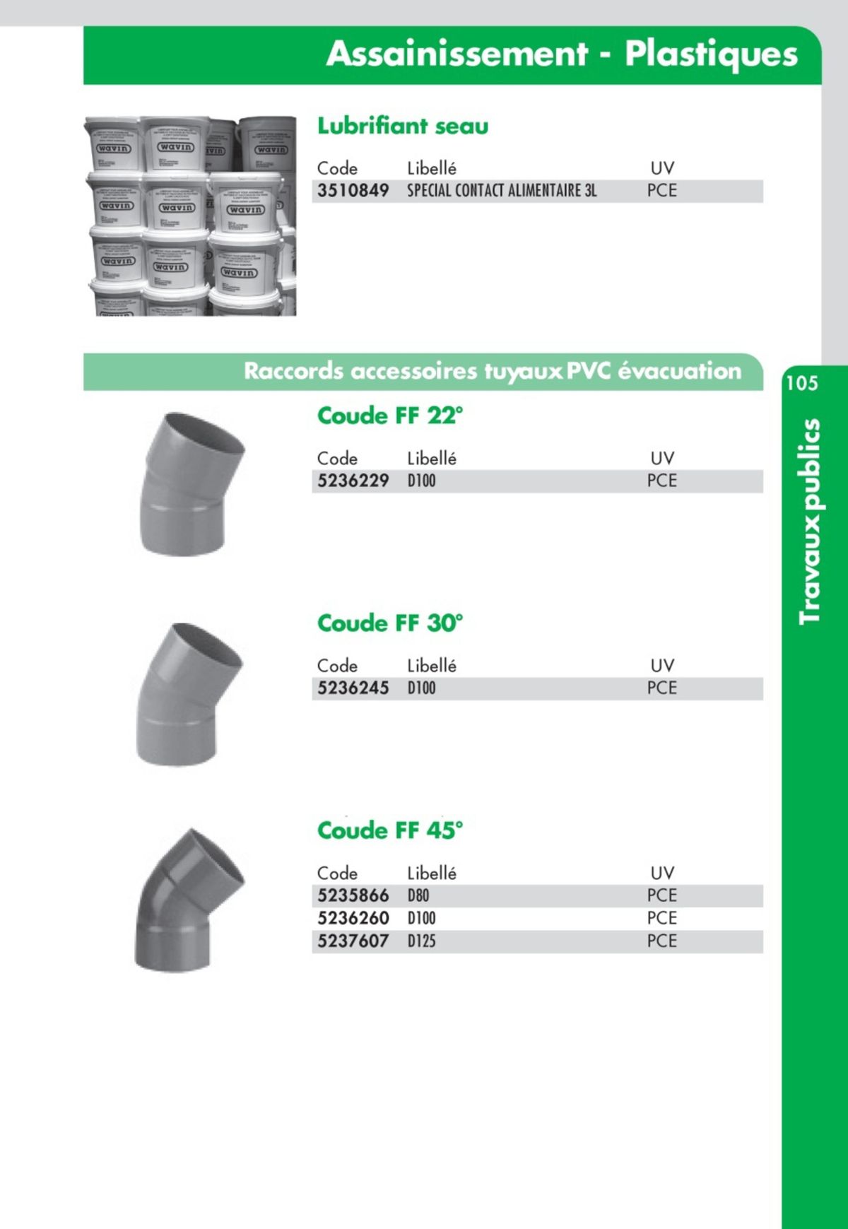 Catalogue Guide Technique Travaux Publics 2024-2025 Ciffréo Bona, page 00008
