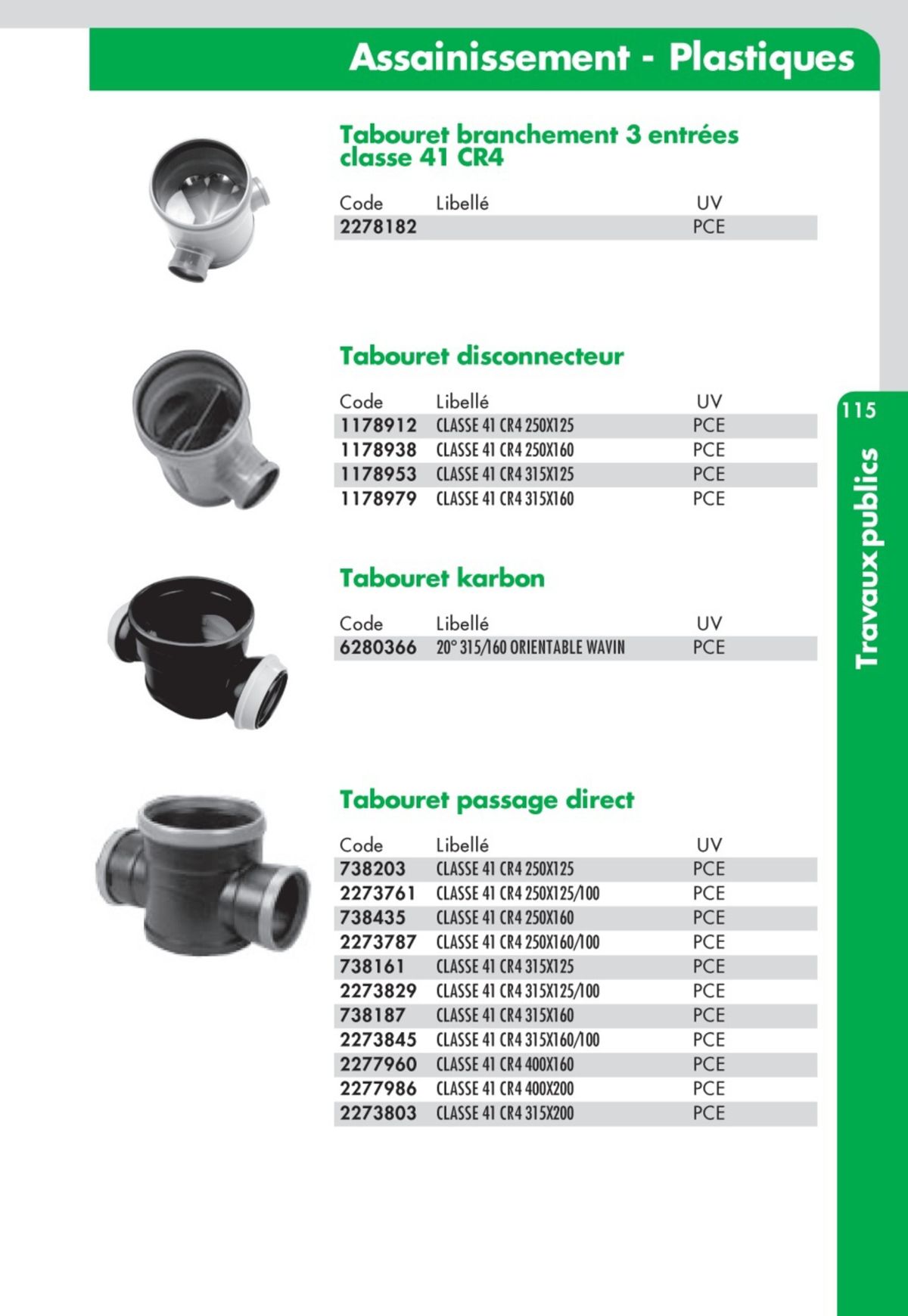 Catalogue Guide Technique Travaux Publics 2024-2025 Ciffréo Bona, page 00019