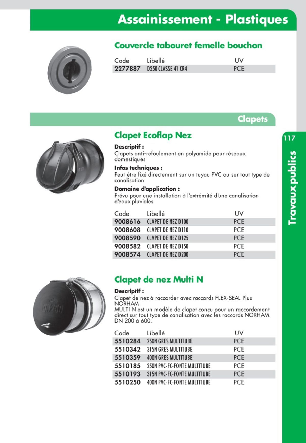 Catalogue Guide Technique Travaux Publics 2024-2025 Ciffréo Bona, page 00021