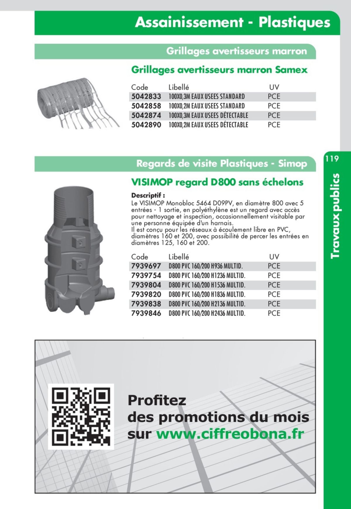 Catalogue Guide Technique Travaux Publics 2024-2025 Ciffréo Bona, page 00024