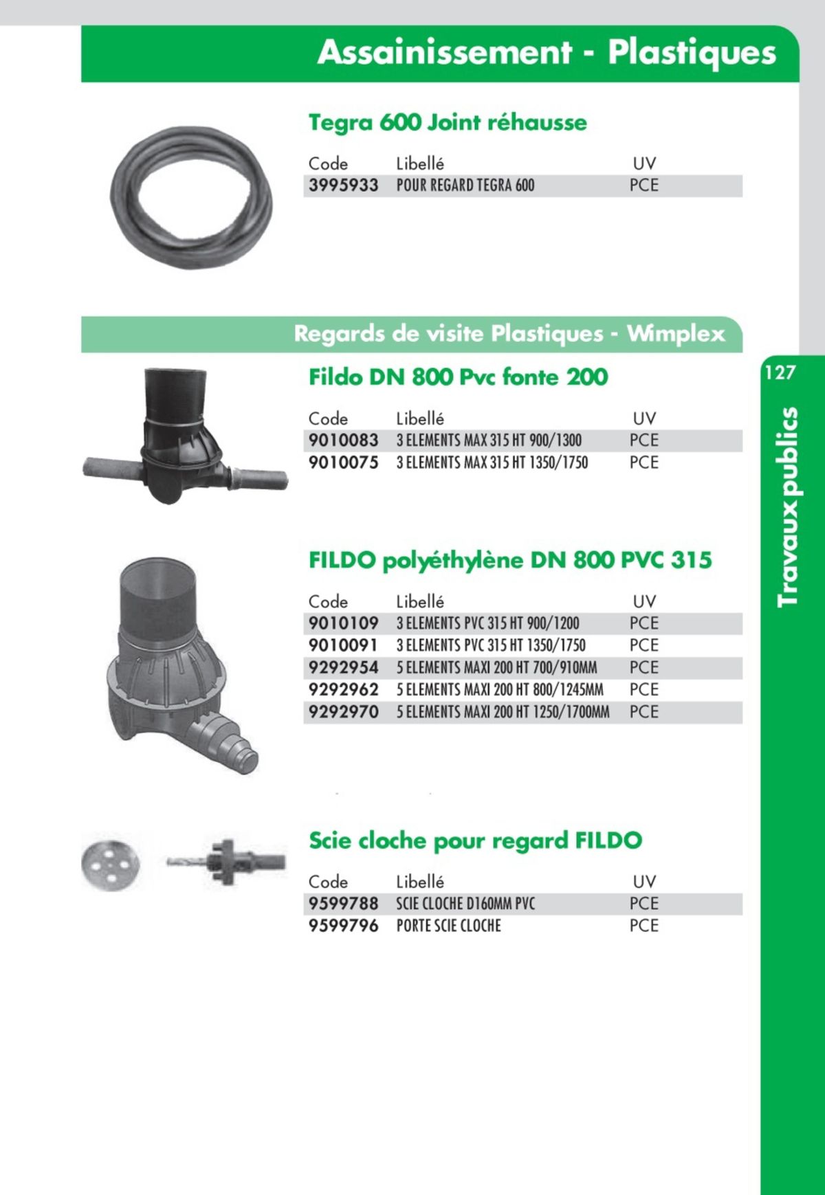 Catalogue Guide Technique Travaux Publics 2024-2025 Ciffréo Bona, page 00032