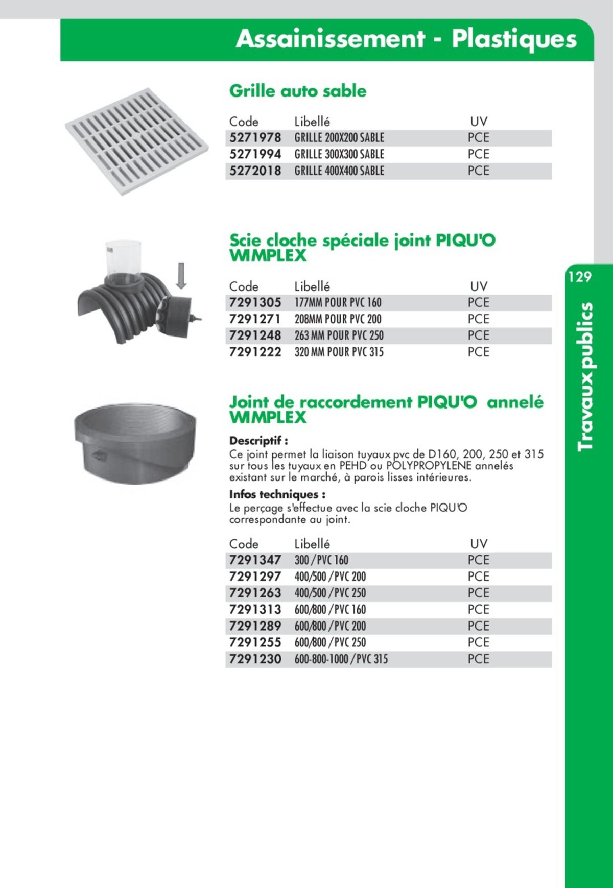 Catalogue Guide Technique Travaux Publics 2024-2025 Ciffréo Bona, page 00035