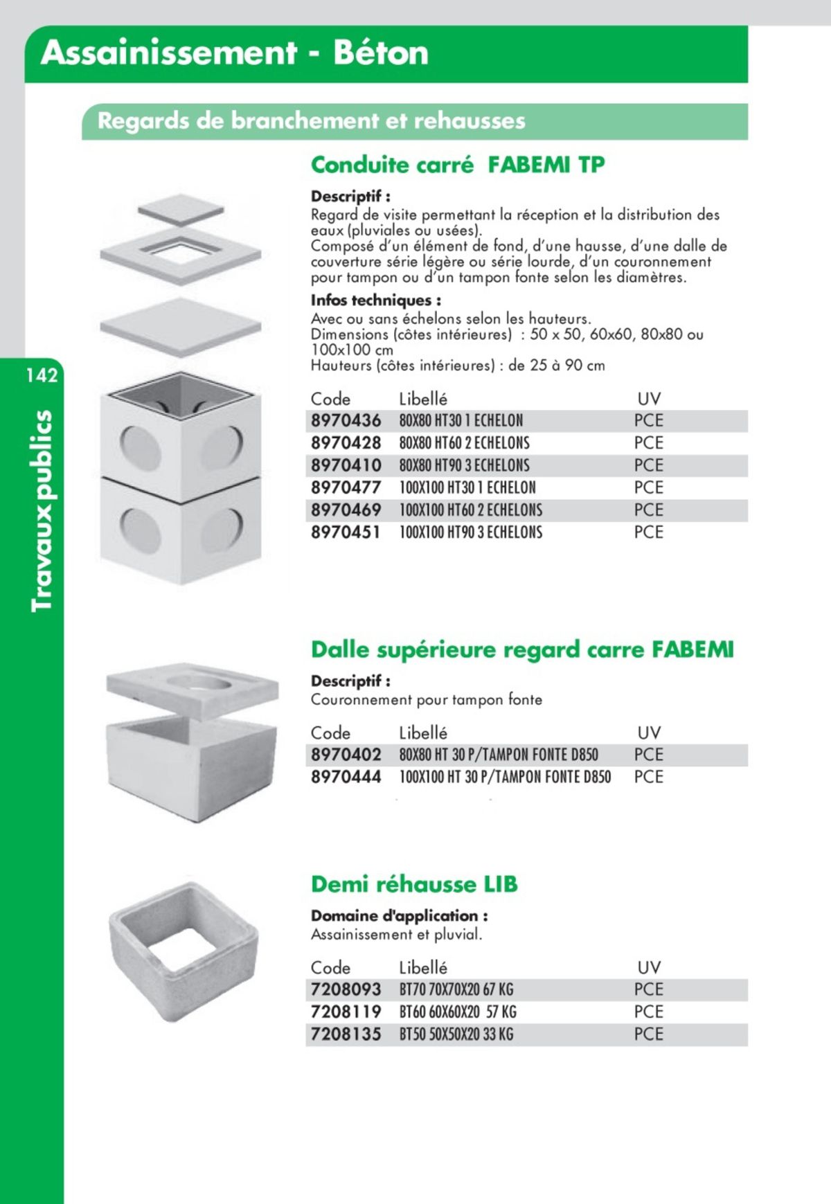 Catalogue Guide Technique Travaux Publics 2024-2025 Ciffréo Bona, page 00049