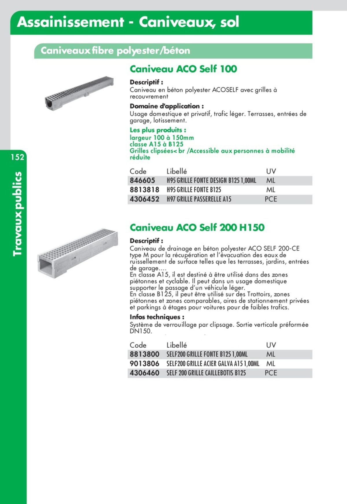 Catalogue Guide Technique Travaux Publics 2024-2025 Ciffréo Bona, page 00060