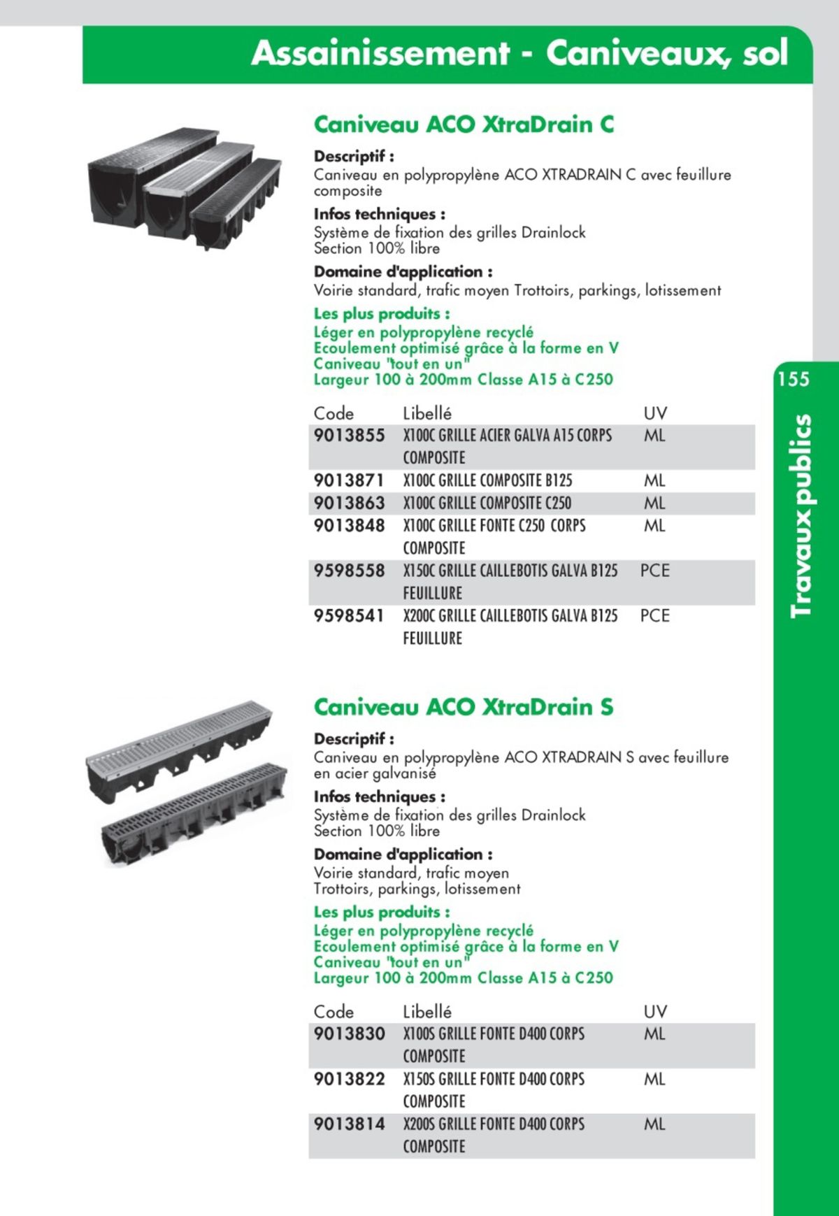 Catalogue Guide Technique Travaux Publics 2024-2025 Ciffréo Bona, page 00063