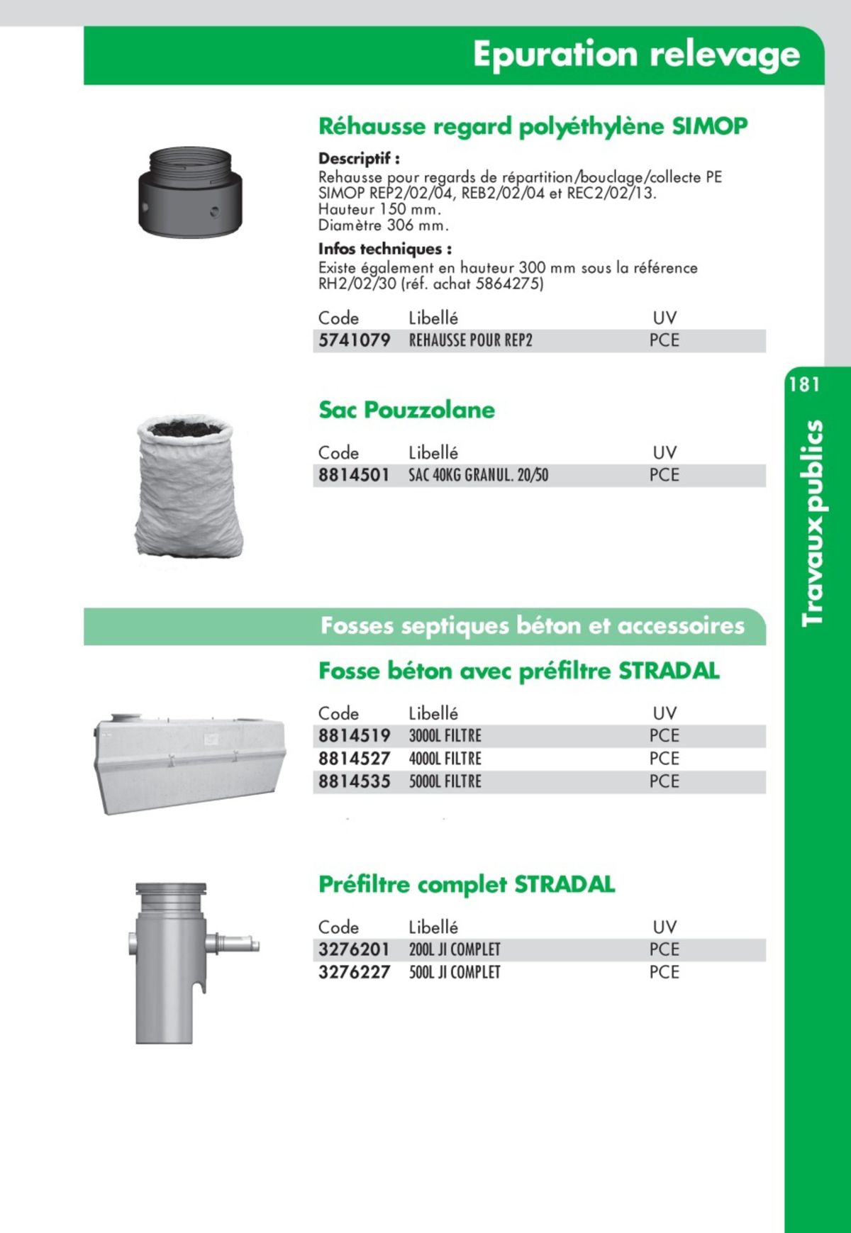 Catalogue Guide Technique Travaux Publics 2024-2025 Ciffréo Bona, page 00092