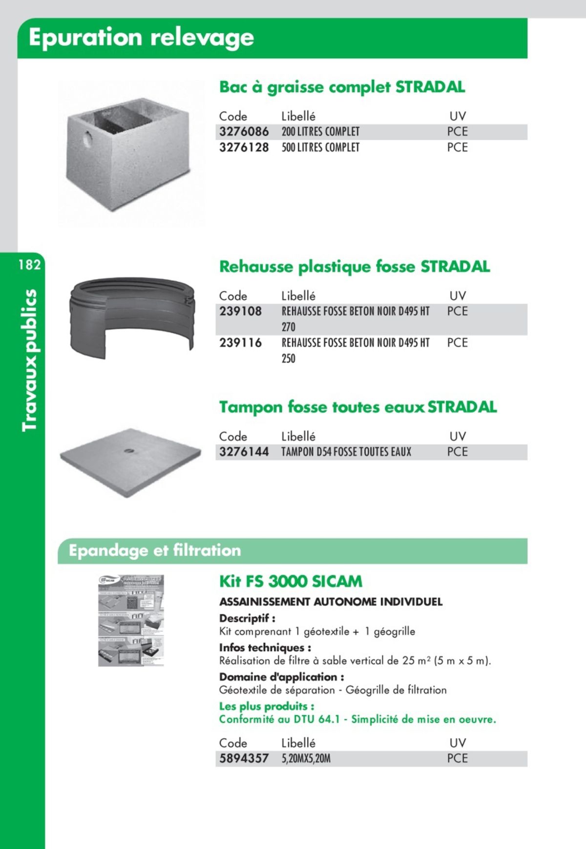 Catalogue Guide Technique Travaux Publics 2024-2025 Ciffréo Bona, page 00093