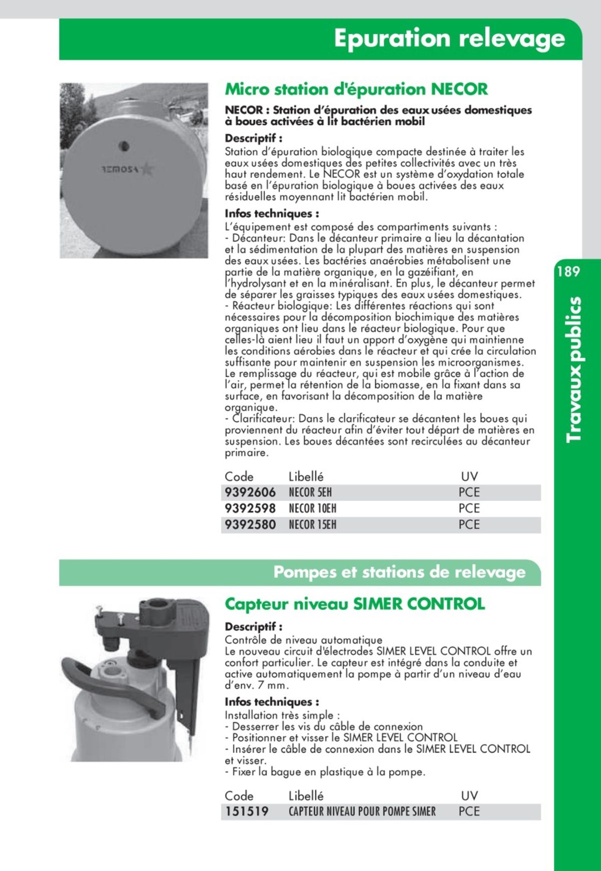 Catalogue Guide Technique Travaux Publics 2024-2025 Ciffréo Bona, page 00101