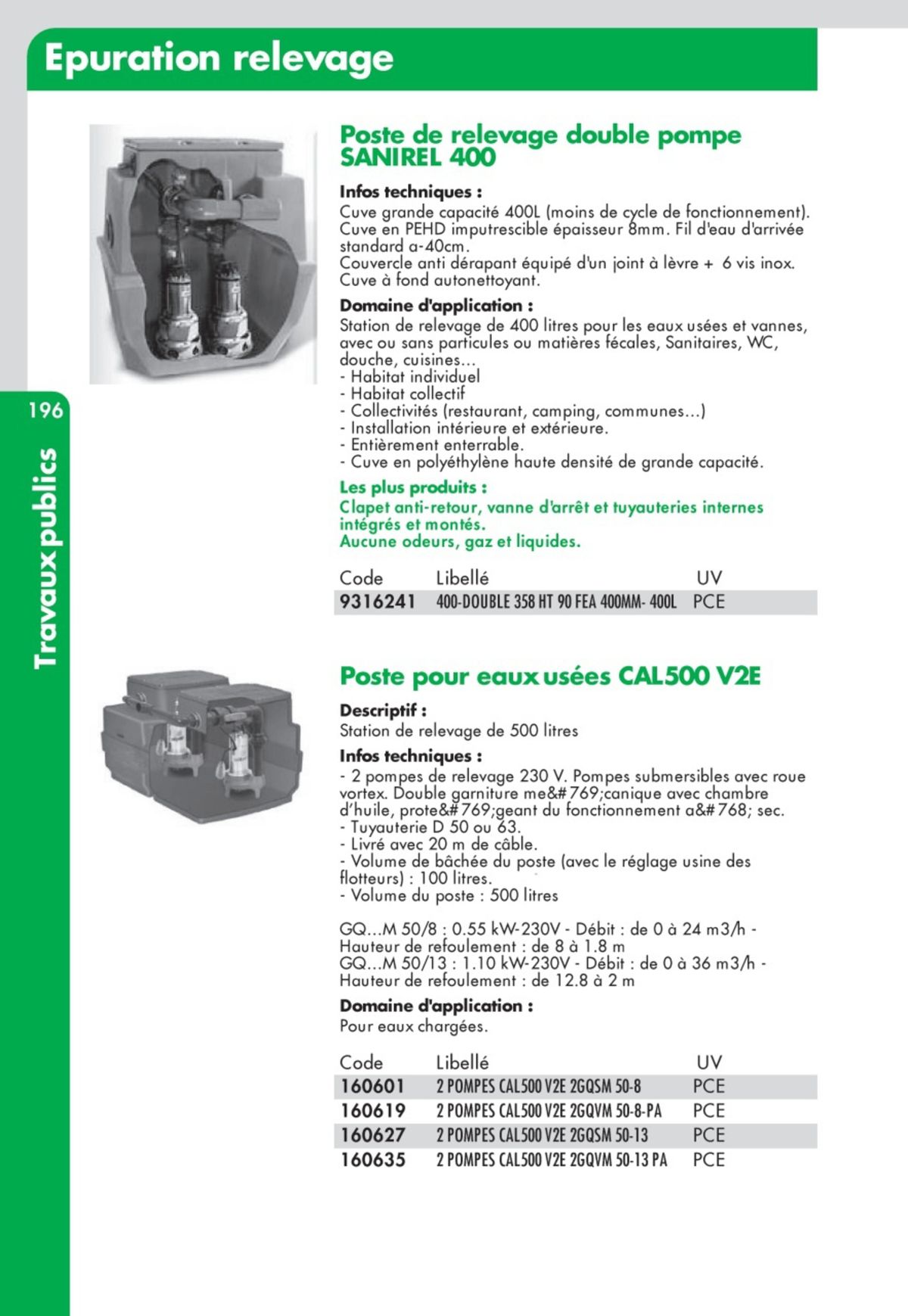 Catalogue Guide Technique Travaux Publics 2024-2025 Ciffréo Bona, page 00108