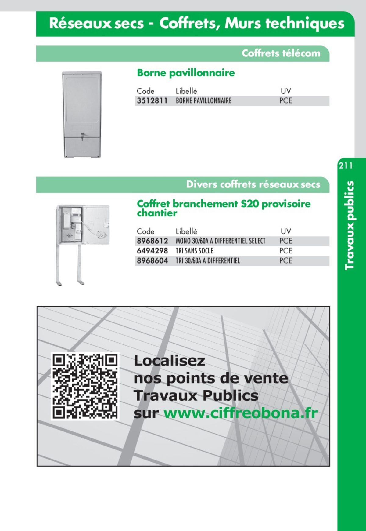 Catalogue Guide Technique Travaux Publics 2024-2025 Ciffréo Bona, page 00126