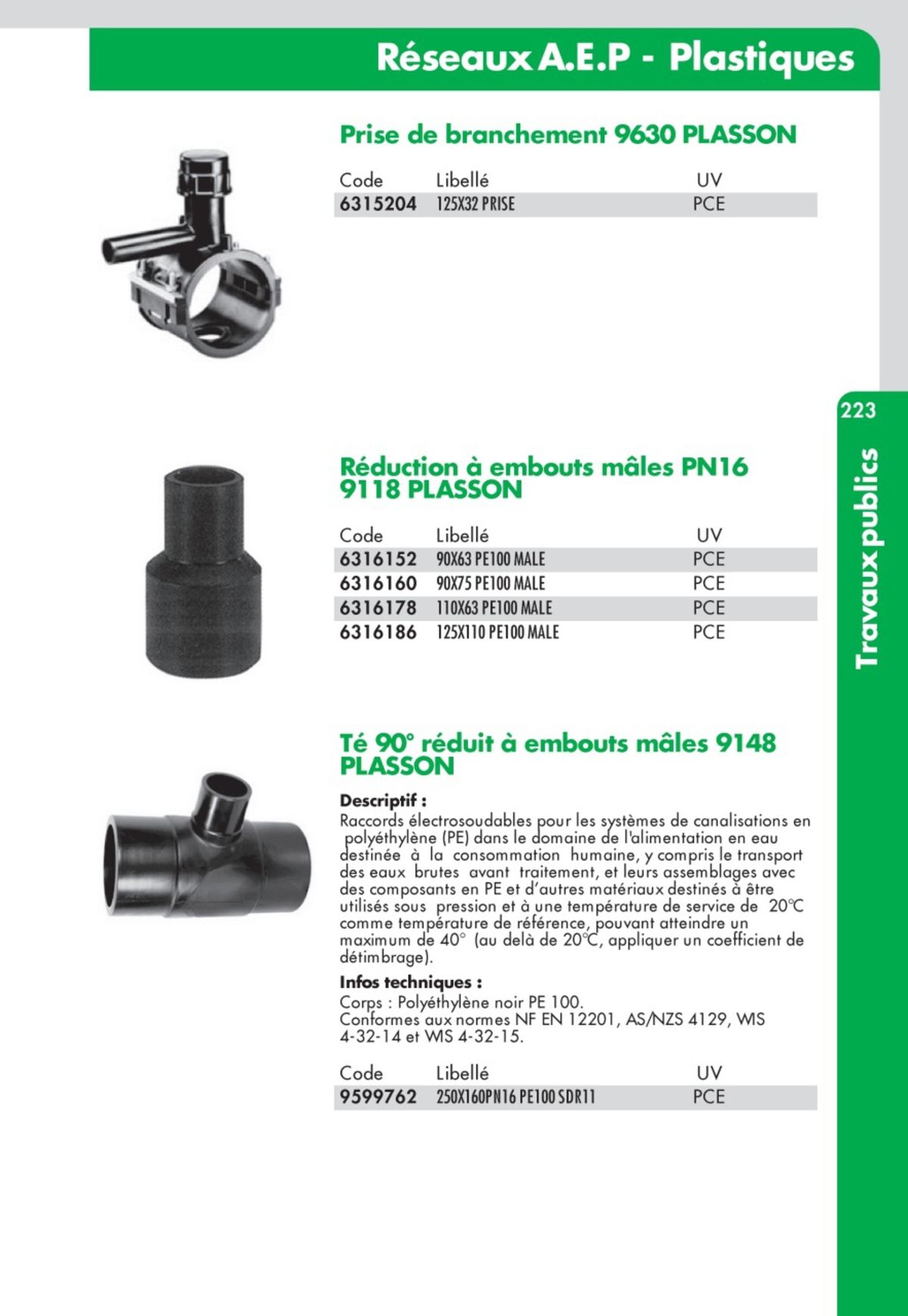 Catalogue Guide Technique Travaux Publics 2024-2025 Ciffréo Bona, page 00139