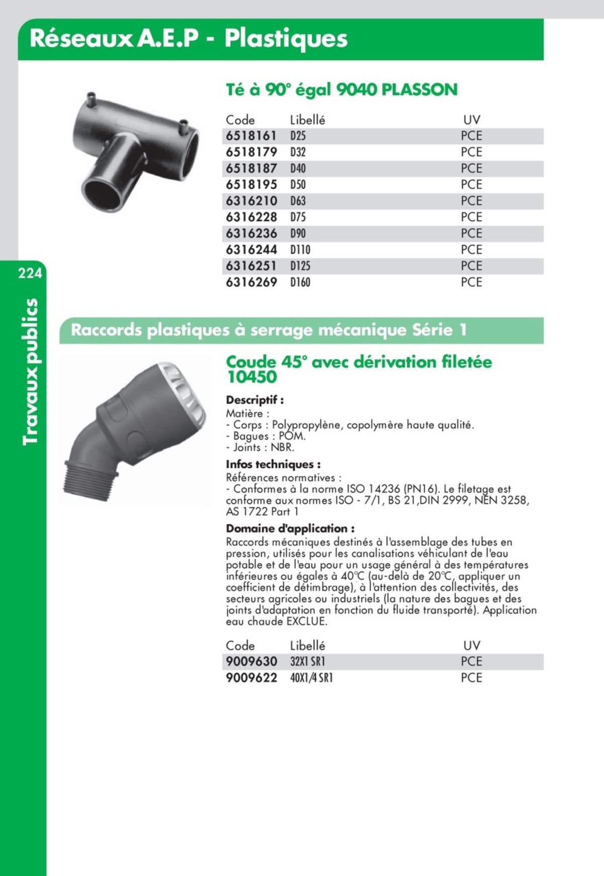 Catalogue Guide Technique Travaux Publics 2024-2025 Ciffréo Bona, page 00140