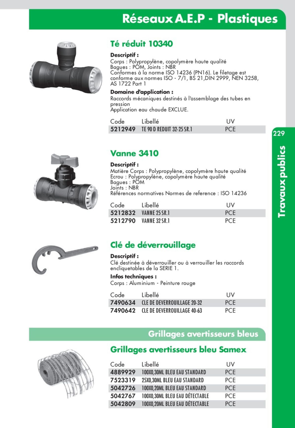 Catalogue Guide Technique Travaux Publics 2024-2025 Ciffréo Bona, page 00146