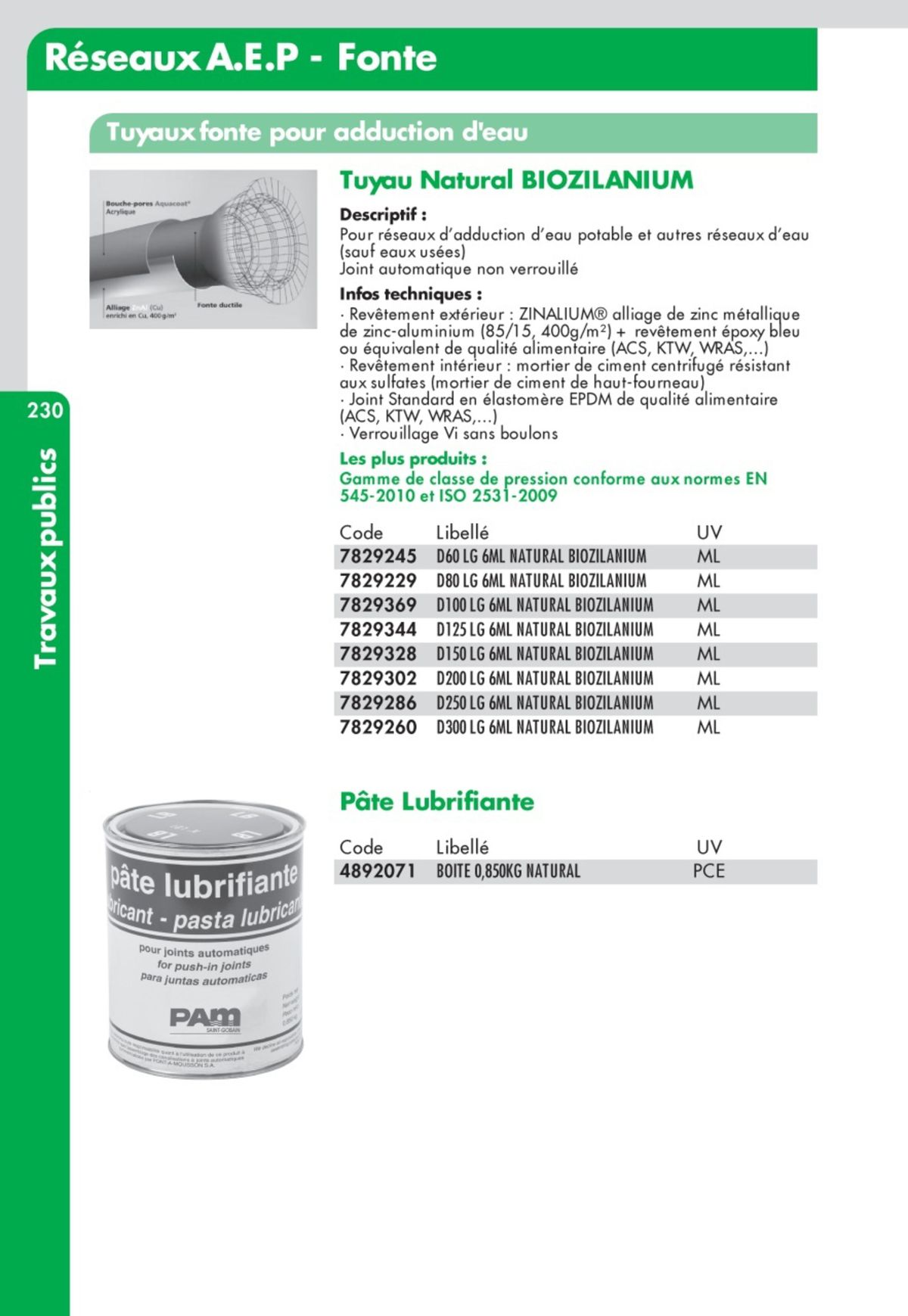 Catalogue Guide Technique Travaux Publics 2024-2025 Ciffréo Bona, page 00147