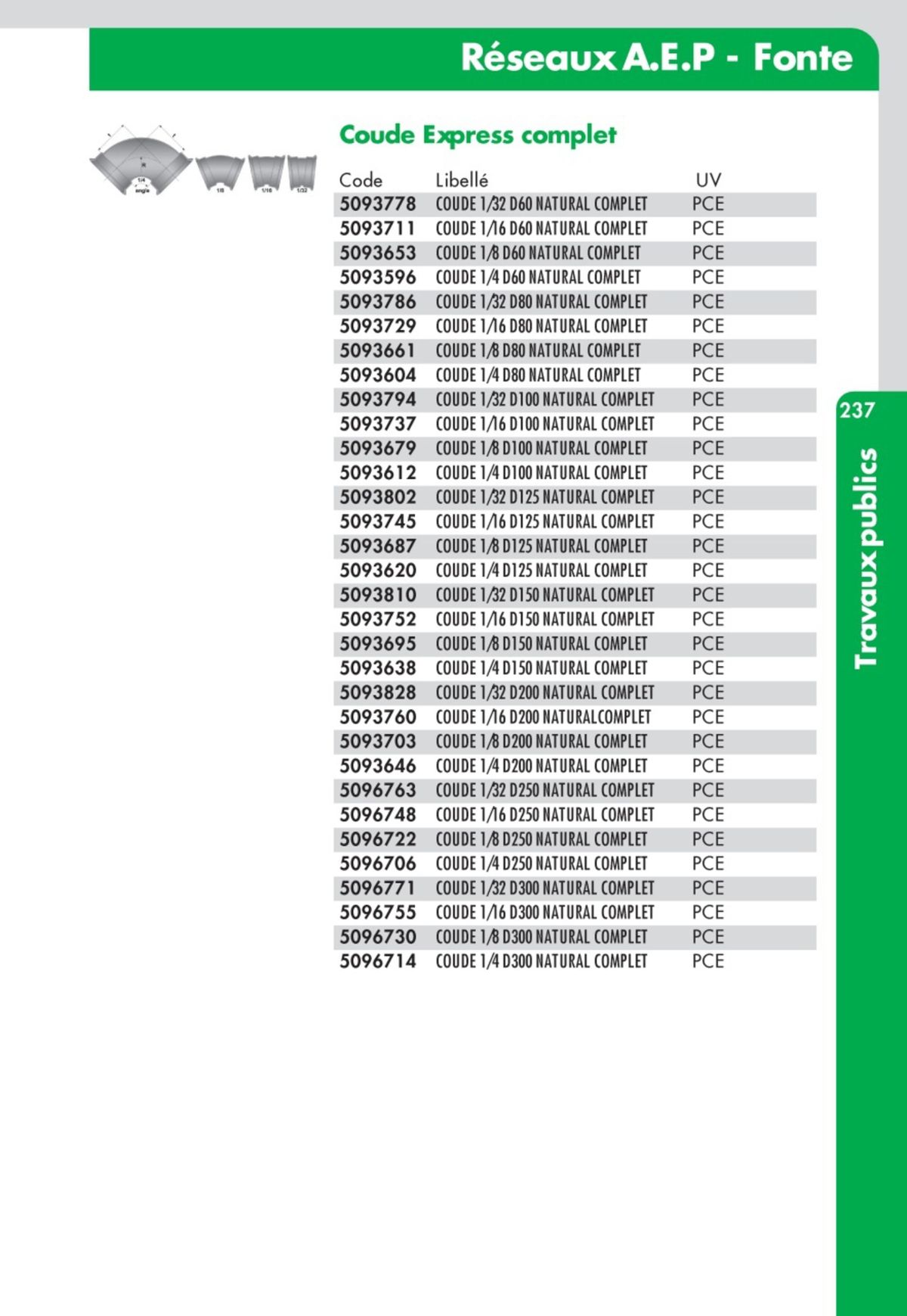 Catalogue Guide Technique Travaux Publics 2024-2025 Ciffréo Bona, page 00154