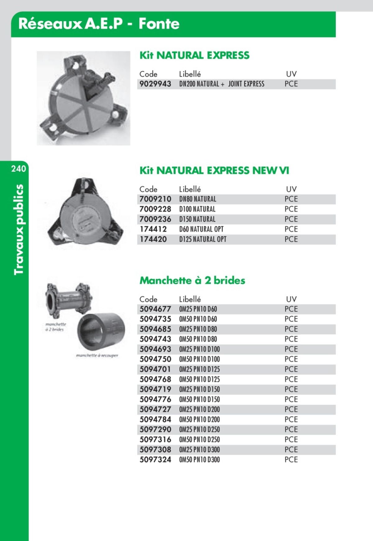 Catalogue Guide Technique Travaux Publics 2024-2025 Ciffréo Bona, page 00158