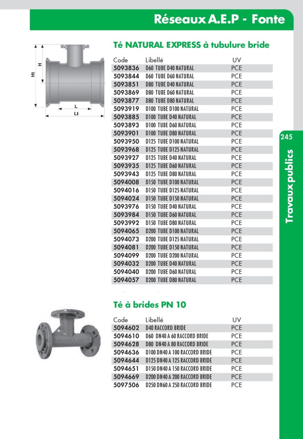 Catalogue Guide Technique Travaux Publics 2024-2025 Ciffréo Bona, page 00164