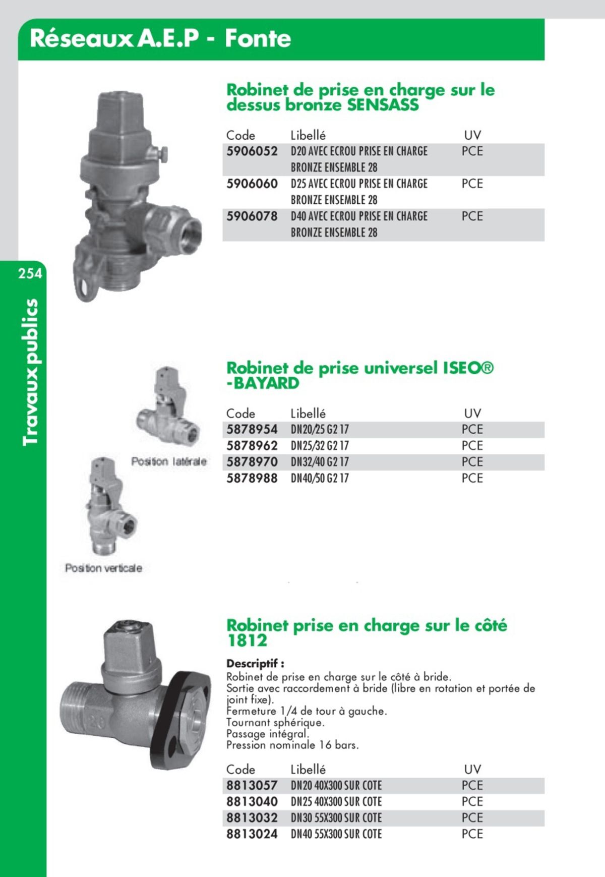 Catalogue Guide Technique Travaux Publics 2024-2025 Ciffréo Bona, page 00173