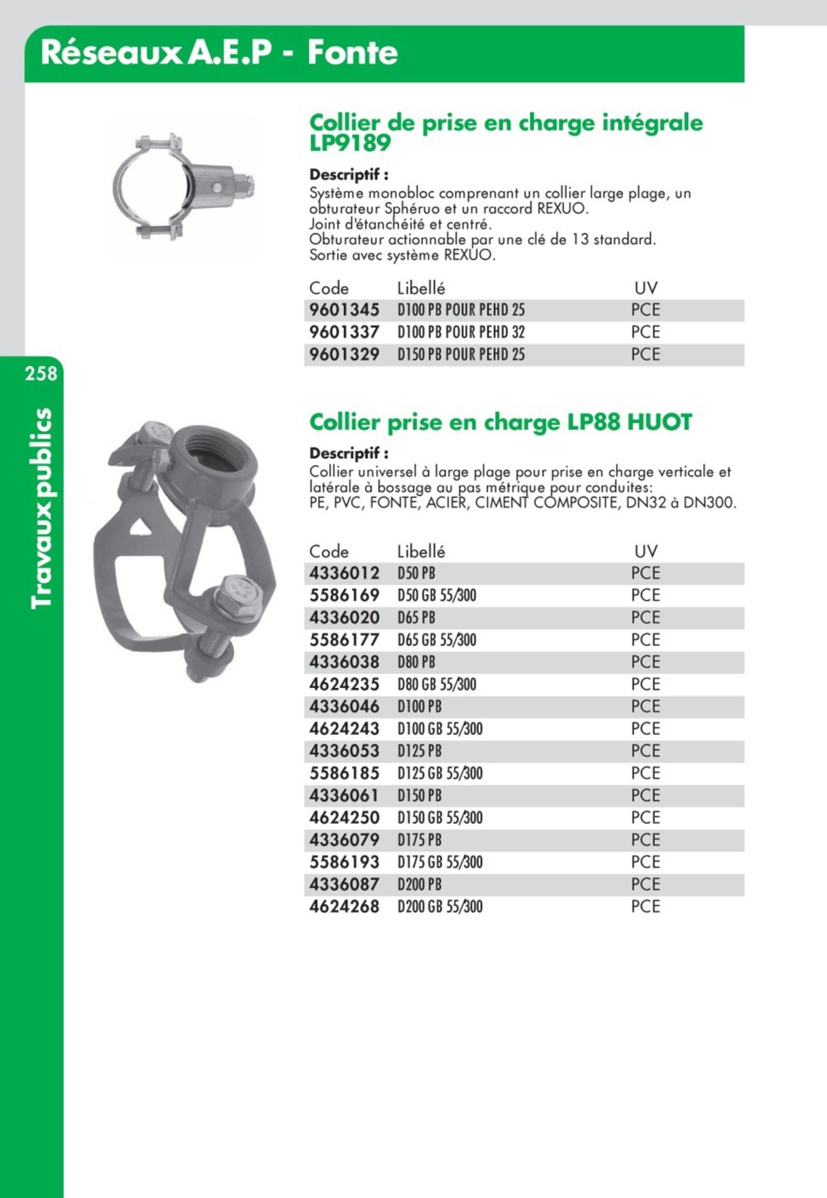 Catalogue Guide Technique Travaux Publics 2024-2025 Ciffréo Bona, page 00177