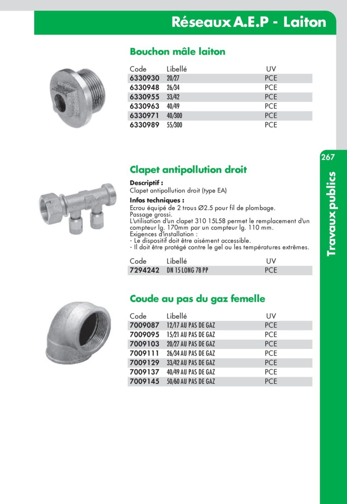 Catalogue Guide Technique Travaux Publics 2024-2025 Ciffréo Bona, page 00187