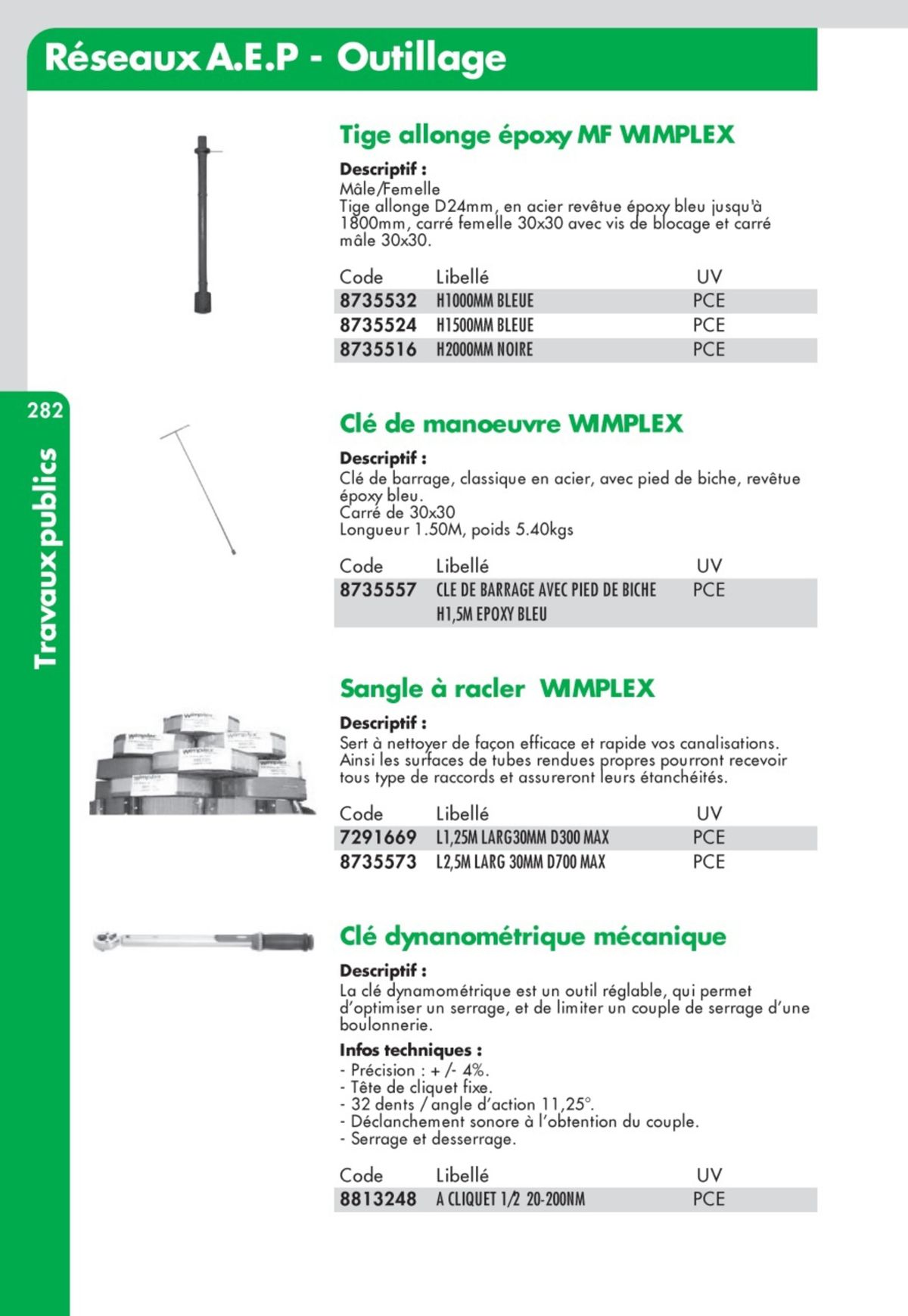 Catalogue Guide Technique Travaux Publics 2024-2025 Ciffréo Bona, page 00205