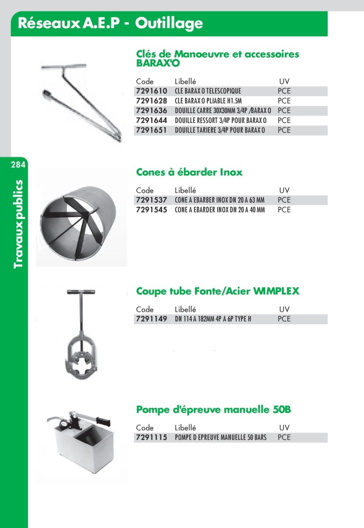 Catalogue Guide Technique Travaux Publics 2024-2025 Ciffréo Bona, page 00207