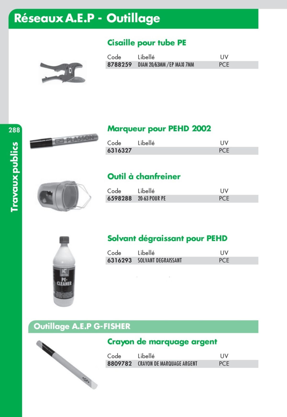 Catalogue Guide Technique Travaux Publics 2024-2025 Ciffréo Bona, page 00211