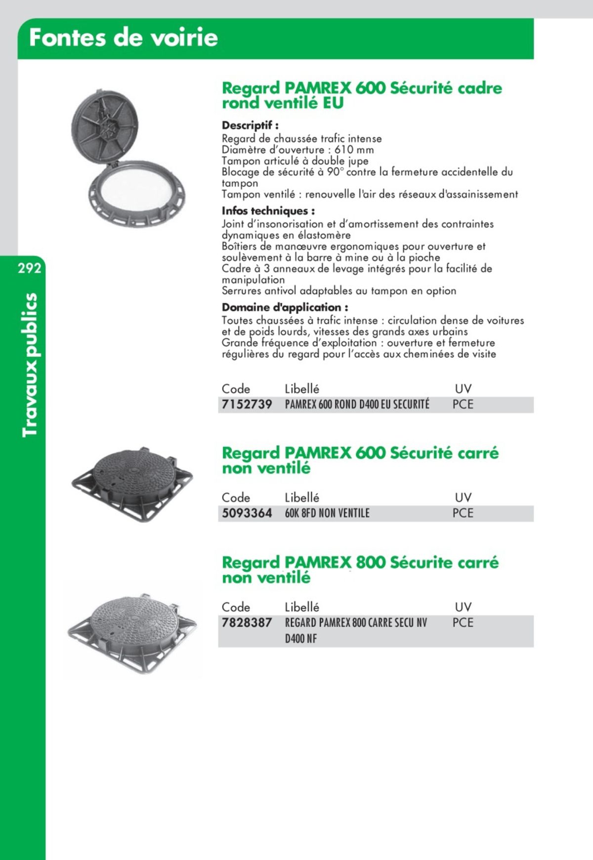 Catalogue Guide Technique Travaux Publics 2024-2025 Ciffréo Bona, page 00216